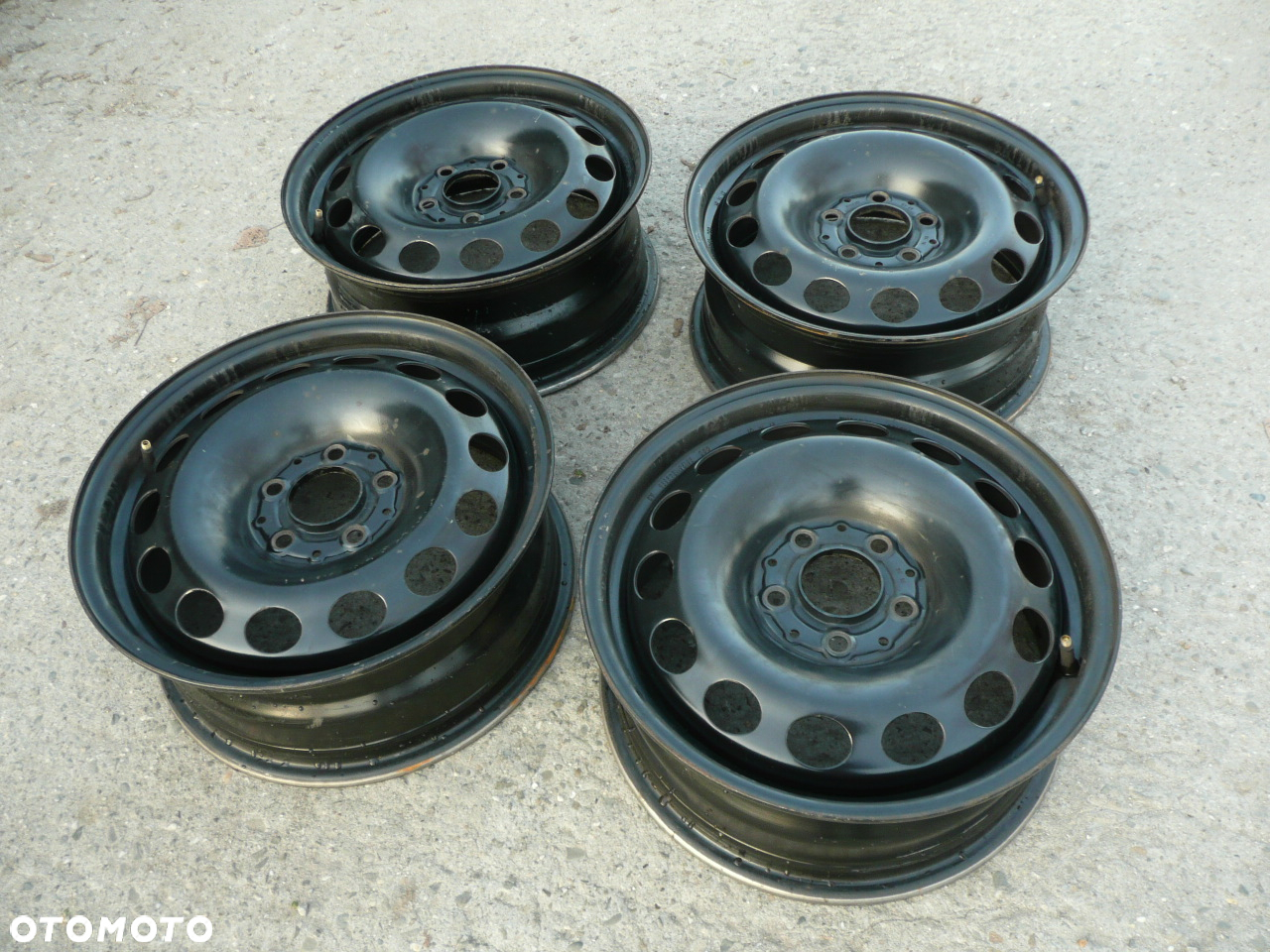 16” - MERCEDES - ORYGINAŁ Felgi Stalowe - 5x112 , r16 cali - fi-66,6 – koła klasa A , B , C , E , CLK , SLK , GLA , SLR , CLS , GL , ML - Koło Dojazdowe Rezerwowe Zapasowe Dojazdówka Zapasówka Rezerwa 16 cali - 3