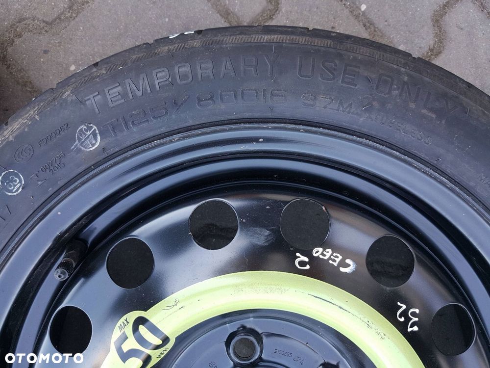KIA CEED I II 06-15r I30 II KOŁO DOJAZDOWE 16 5X114.3 LEWAREK - 6
