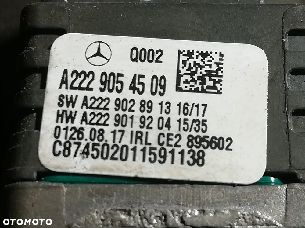 Kamera Tylna cofania  A2229054509 4PIN Do C W205 S W222 GLC W253 V W447 W448 - 3