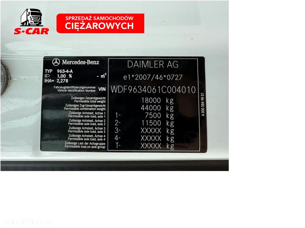 Mercedes-Benz Actros_MP 4_Fabrycznie bez Retardera - 36