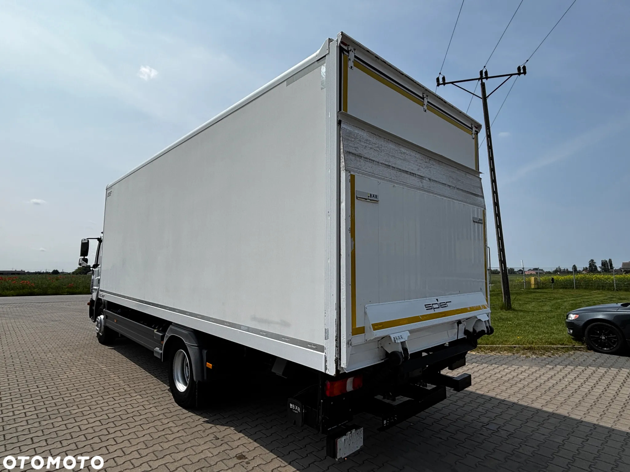Mercedes-Benz ATEGO 1227 (1224, 1230) kontener SPIER z windą BAR , klimatyzacja , kontener 18 paletowy , z Niemiec - 10