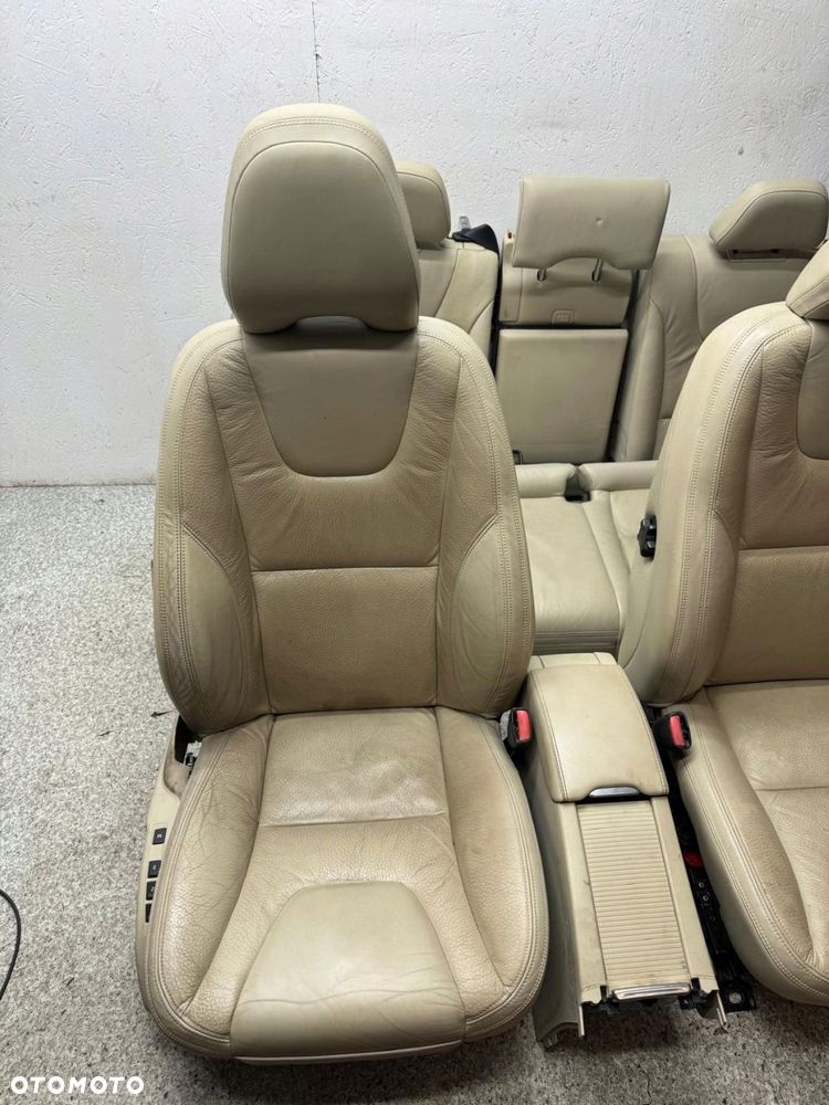 fotel lewy prawy kanapa komplet volvo v60 i 2011-2018 skóra - 3