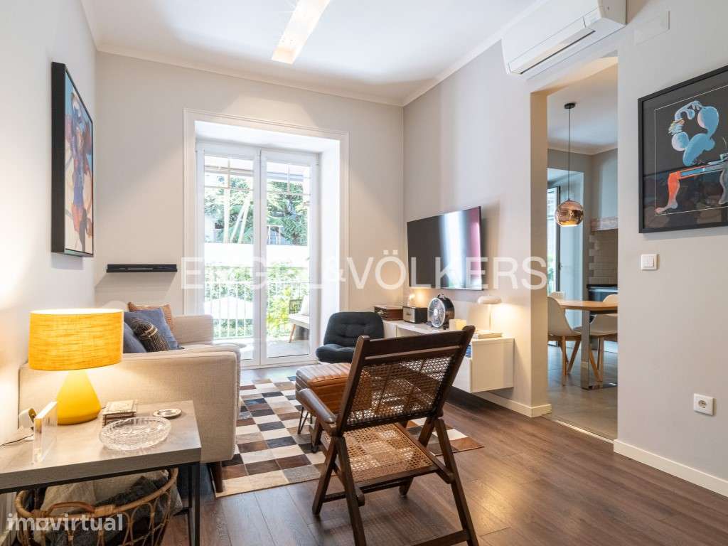 Apartamento T2 com jardim privado em Estefânia - Grande imagem: 5/29