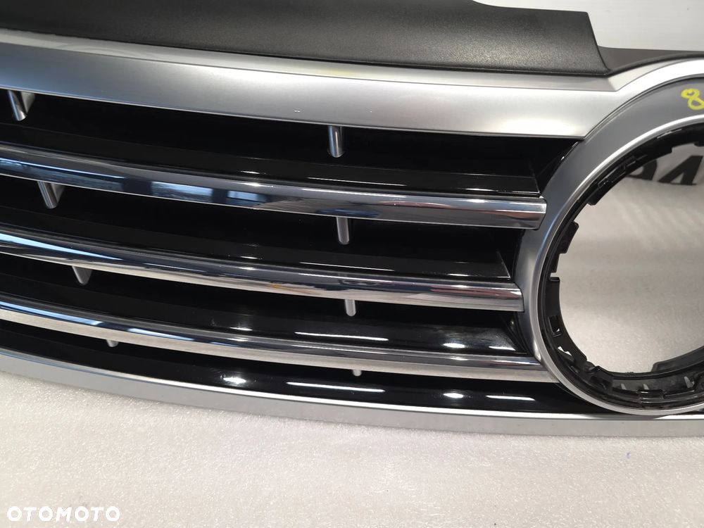 VW PASSAT CC 3C8 LIFT ZWYKŁY / R-LINE BARDZO ŁADNA ATRAPA / GRILL PRZEDNI PRZÓD W SATYNIE , NR 3C8853653A , NR AUKCJI GL851 - 10