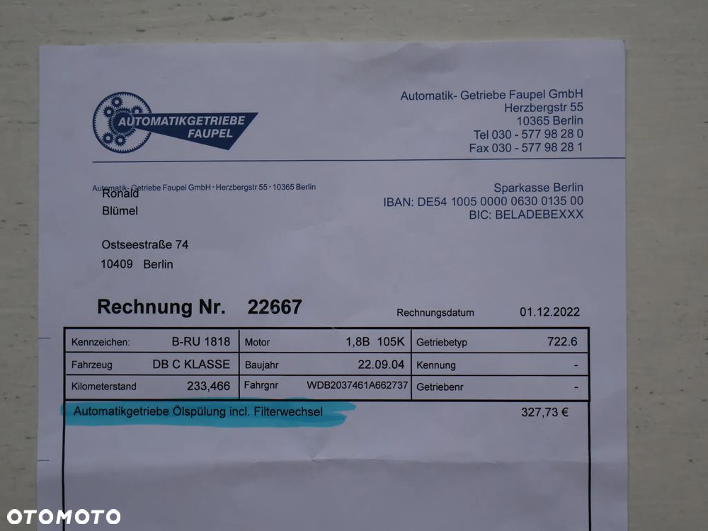 Mercedes-Benz Klasa C 180 Kompressor Automatik - 17