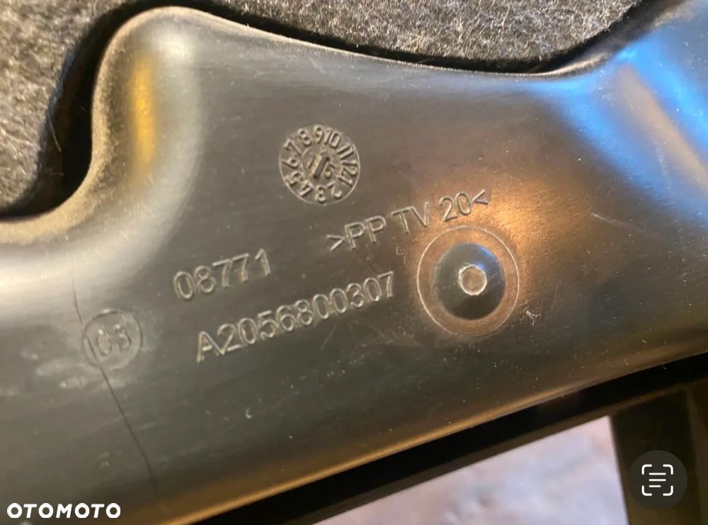 Osłona deski konsoli lewa A2056800307 Mercedes C-Klasa W205 OE - 2