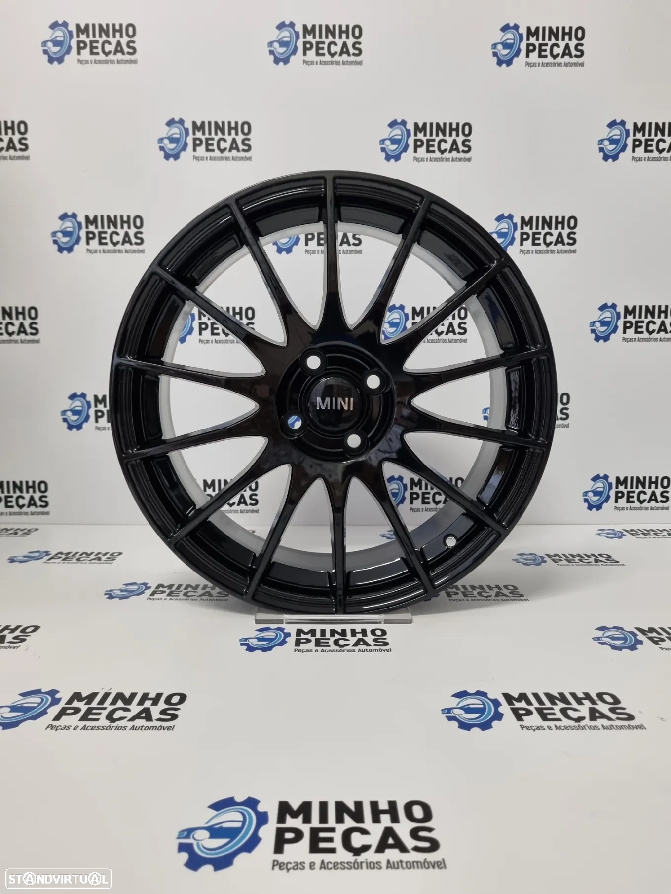 Jantes Look Mini em 17 (4x100) Preto Brilho - 8