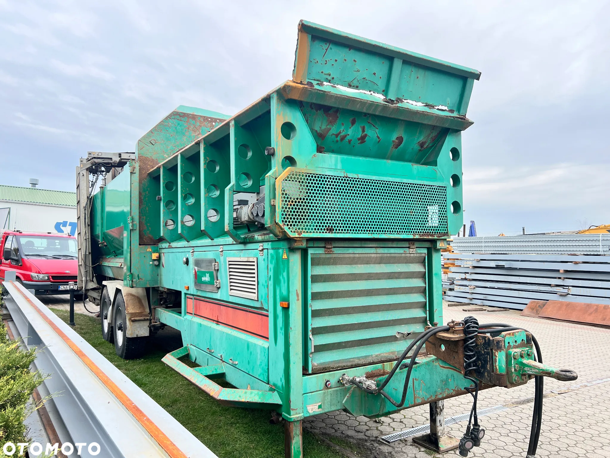 Doppstadt przesiewacz bębnowy Eggersmann Terra Select T6 T6E T60 T60E HYBRYDOWY spalinowy + elektryczny sito 40x40mm rejestracja 80km/h - 5