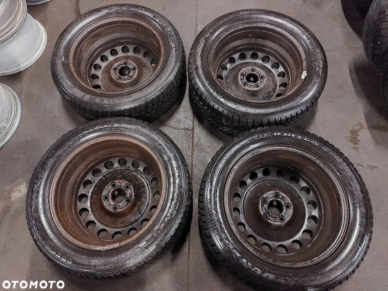 FELGI STALOWE 4 SZT 5x100 6,5Jx16 ET42 FI57,1 1J0601027L AUDI SKODA VW - 13