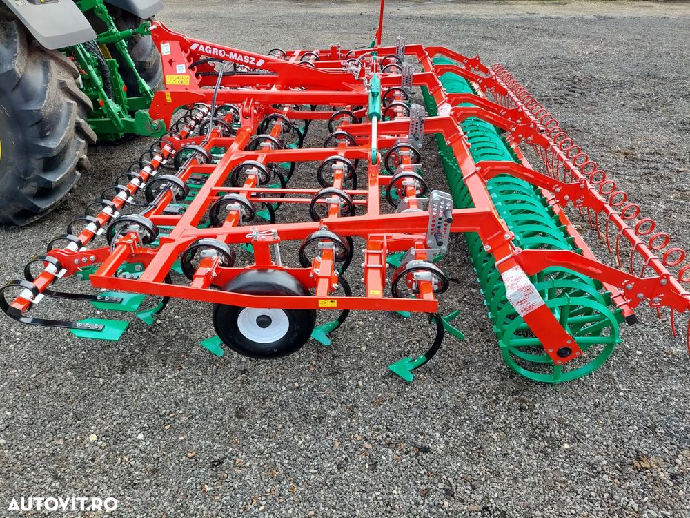 Agro-Masz Vibro 60H combinator vibrocultivator nou 3200 kg - 1