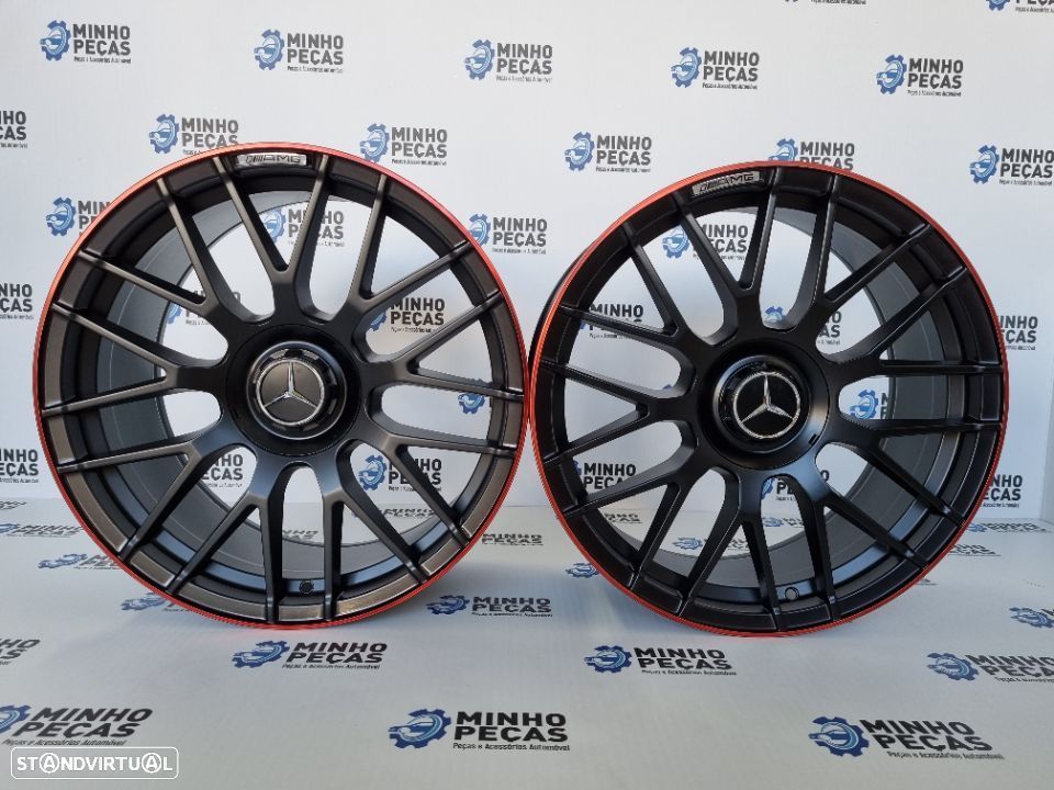 Jantes Mercedes Novo (C63S) AMG em 19 Red Line - 1