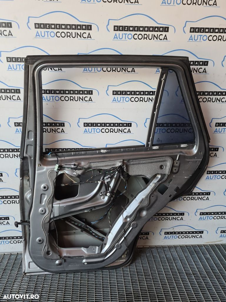 Usa Dreapta Spate BMW X5 E70 2007 - 2010 SUV 4 Usi Gri (645) FĂRĂ GEAM ȘI MACARA TREI ... - 15