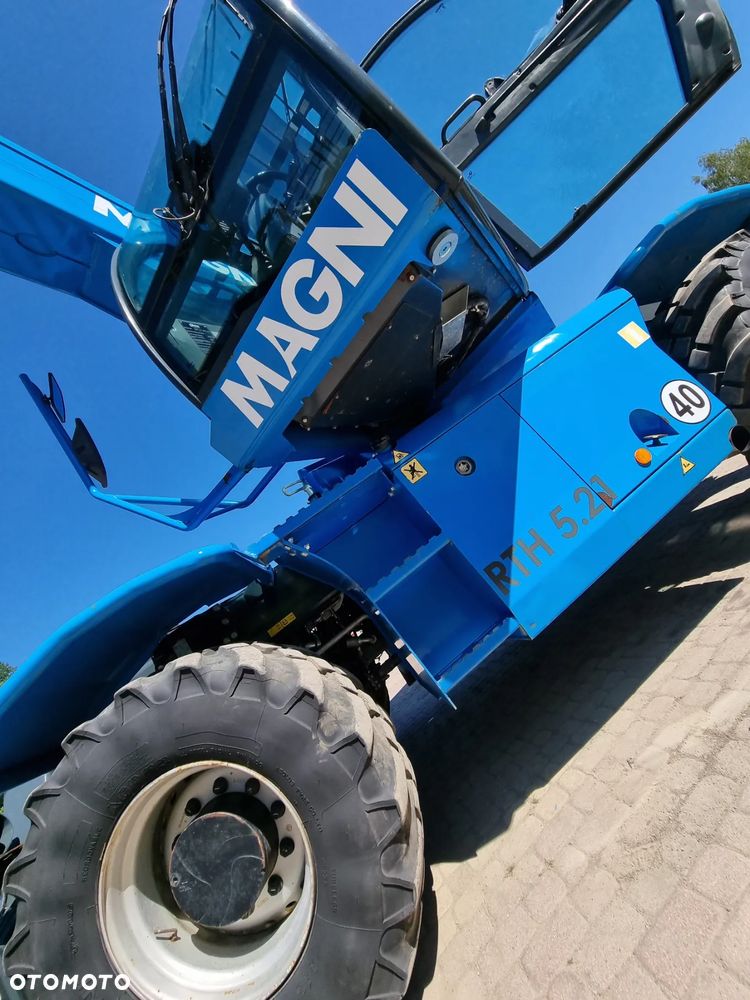 Magni RTH 5.21 Ładowarka teleskopowa 21 metrów 1361mtg Kosz (Pilot 2 funkcje) Wciągarka Bocian Łyżka Widły Jak Nowa z Salonu 2021r DEUTZ silnik z Norwegii KLIMA - 39