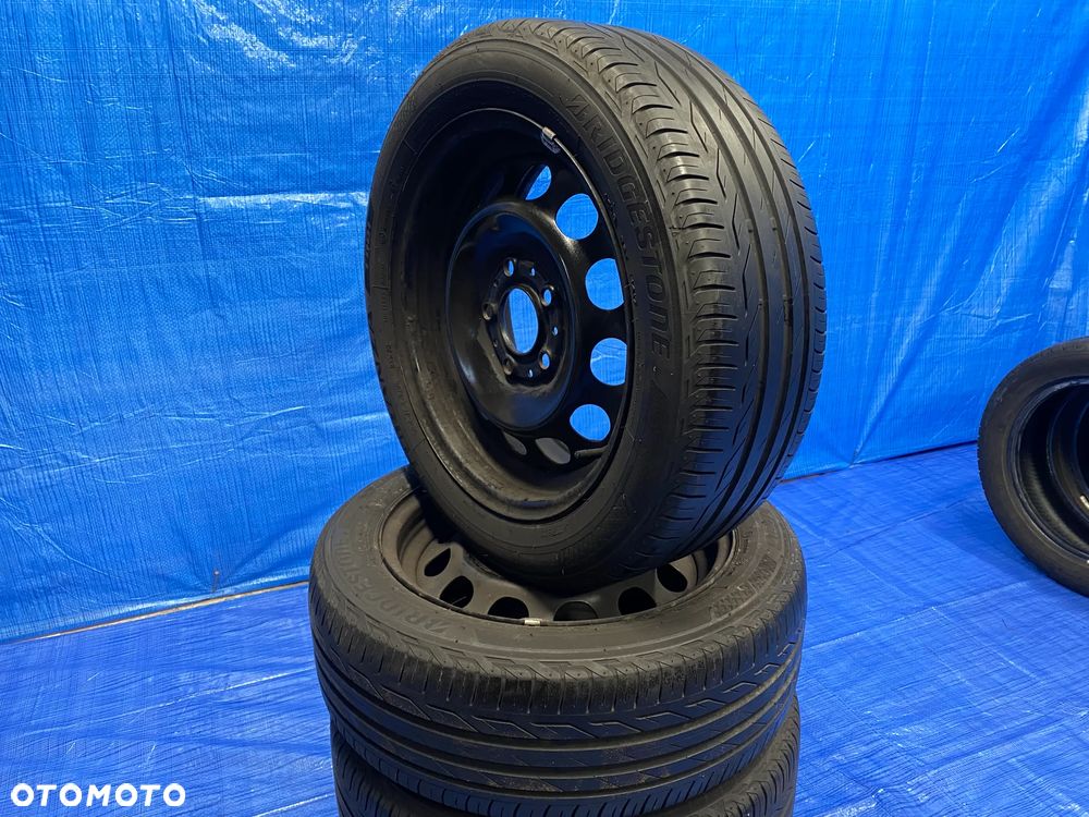 KOŁA KOŁO FELGA STALOWE 6,5J 16" ET42 5X120; 72,6mm KOMPLET ; OPONY LETNIE LATO BRIDGESTONE 5,5mm FELGI OE BMW 1 SERIA E81 E82 E87  3 SERIA E36 E46 E90 E91 F20 F22 ITP. - 2