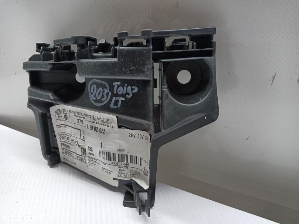 ŚLIZG  ZDERZAKA TYŁ TYLNY LEWY VW TAIGO 2G7807393C - 3