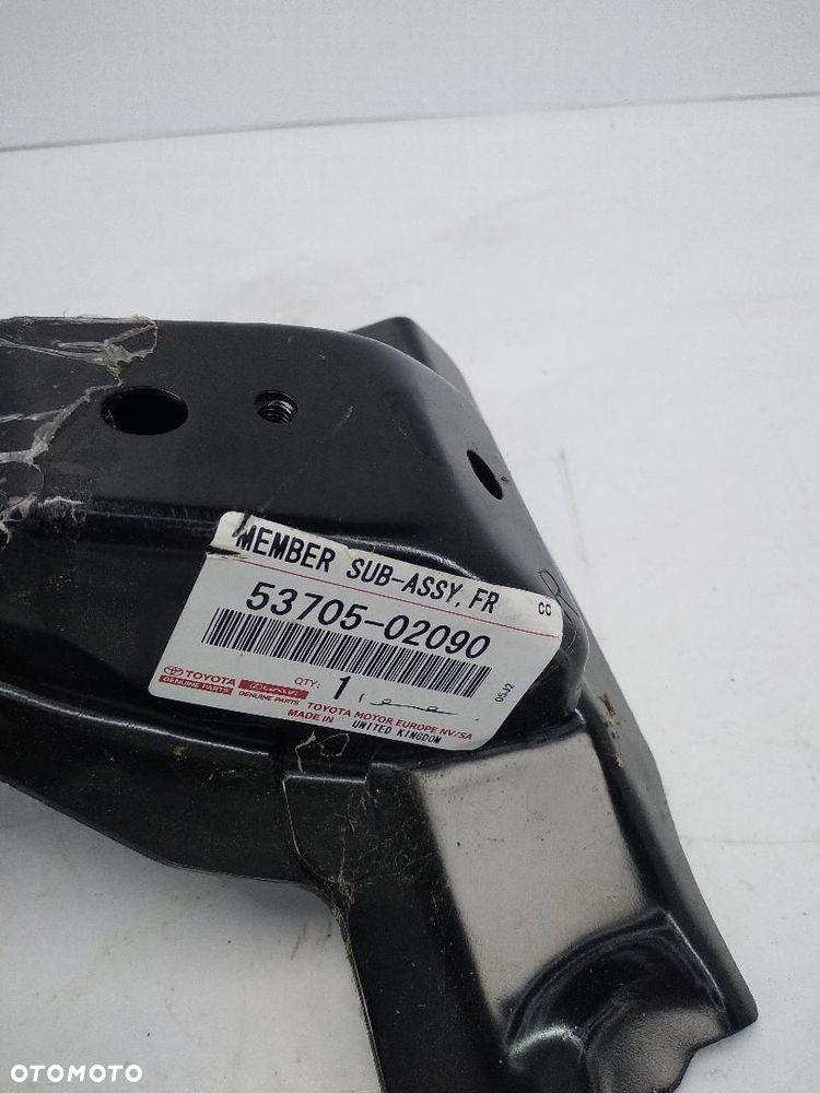 WZMOCNIENIE WSPORNIK FARTUCH PRAWY TOYOTA COROLLA E21 5370502090 - 2