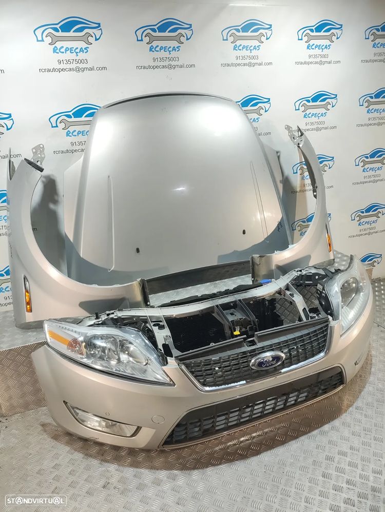 FRENTE COMPLETA FORD MONDEO IV 4 MK4 CAPOT PARACHOQUES SENSORES GUARDA-LAMAS OTICAS RADIADOR VENTILADOR FRENTE FIBRA REFORÇO - 2