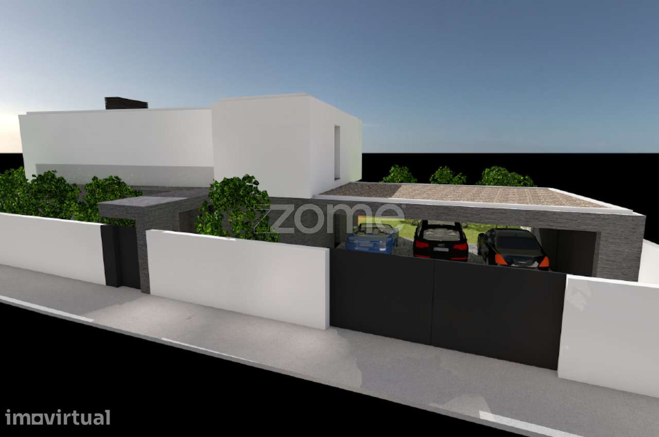 Terreno com projeto aprovado para moradia de Luxo T4 com piscina - Grande imagem: 5/14