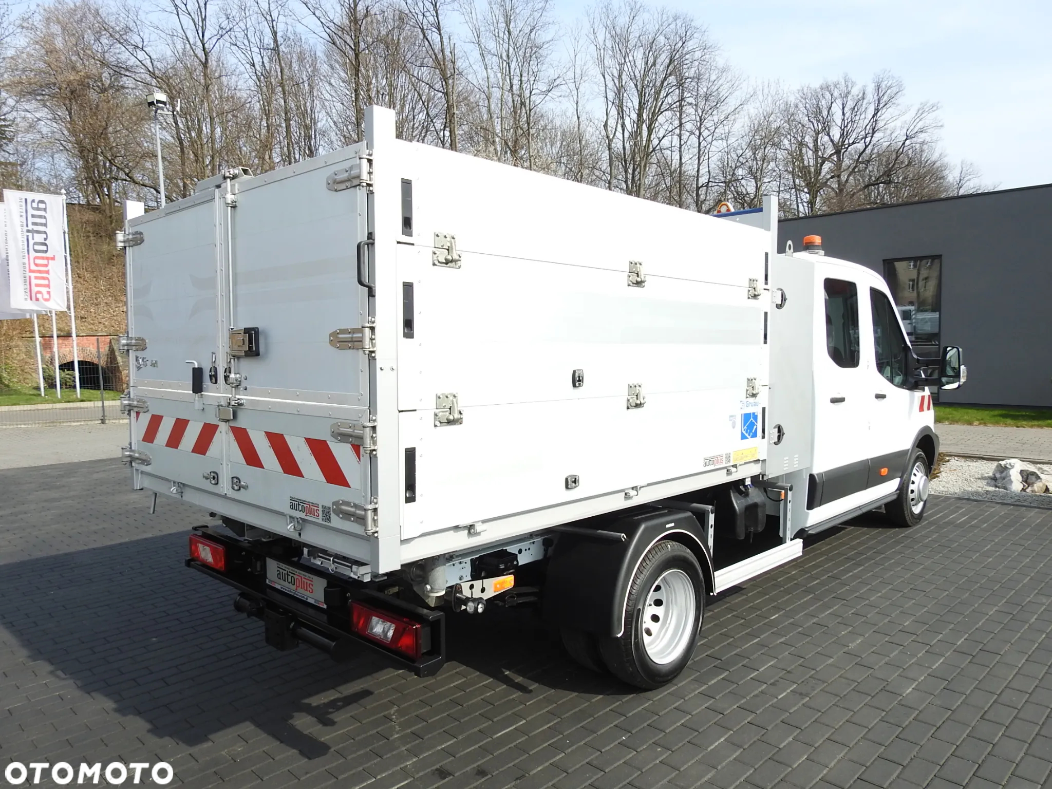 Ford TRANSIT  WYWROTKA PODWÓJNA KABINA DOKA 7 MIEJSC TEMPOMAT LEDY BLIŹNIACZE KOŁA KLIMATYZACJA 130KM [ E38372 ] - 16