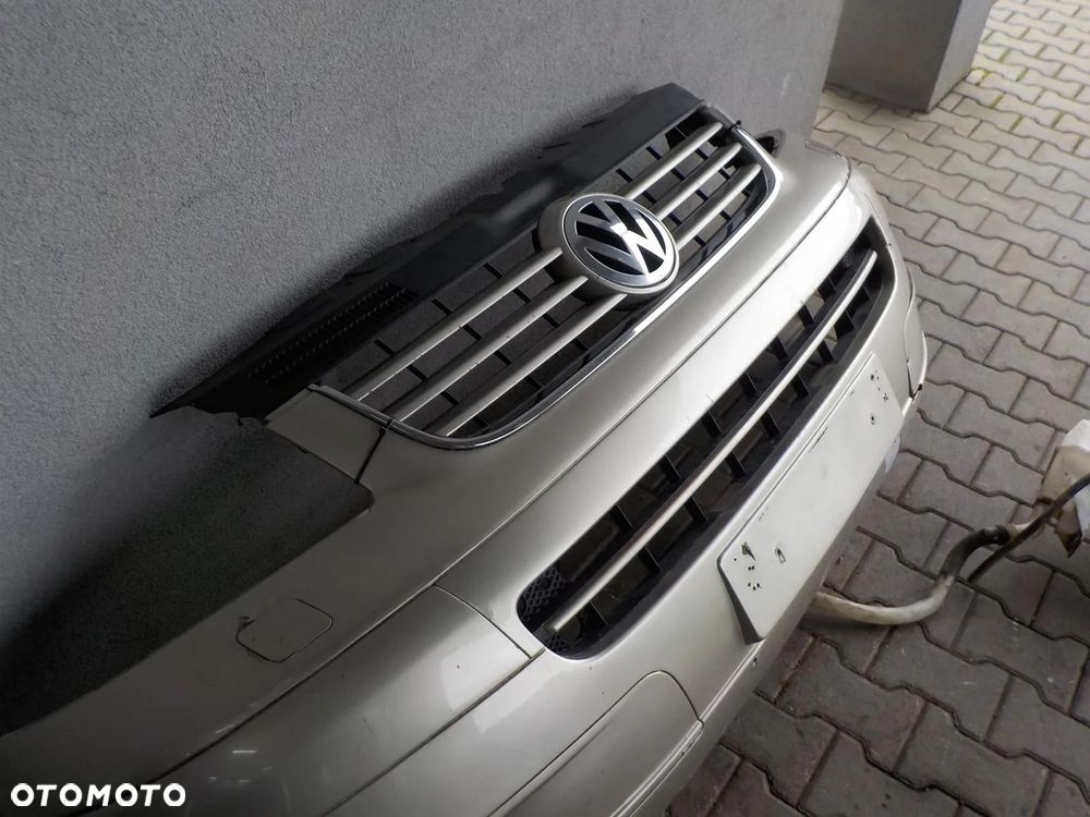 VW T5 03- MULTIVAN ZDERZAK PRZÓD PRZEDNI + SPRYSKIWACZE LAMP - 5