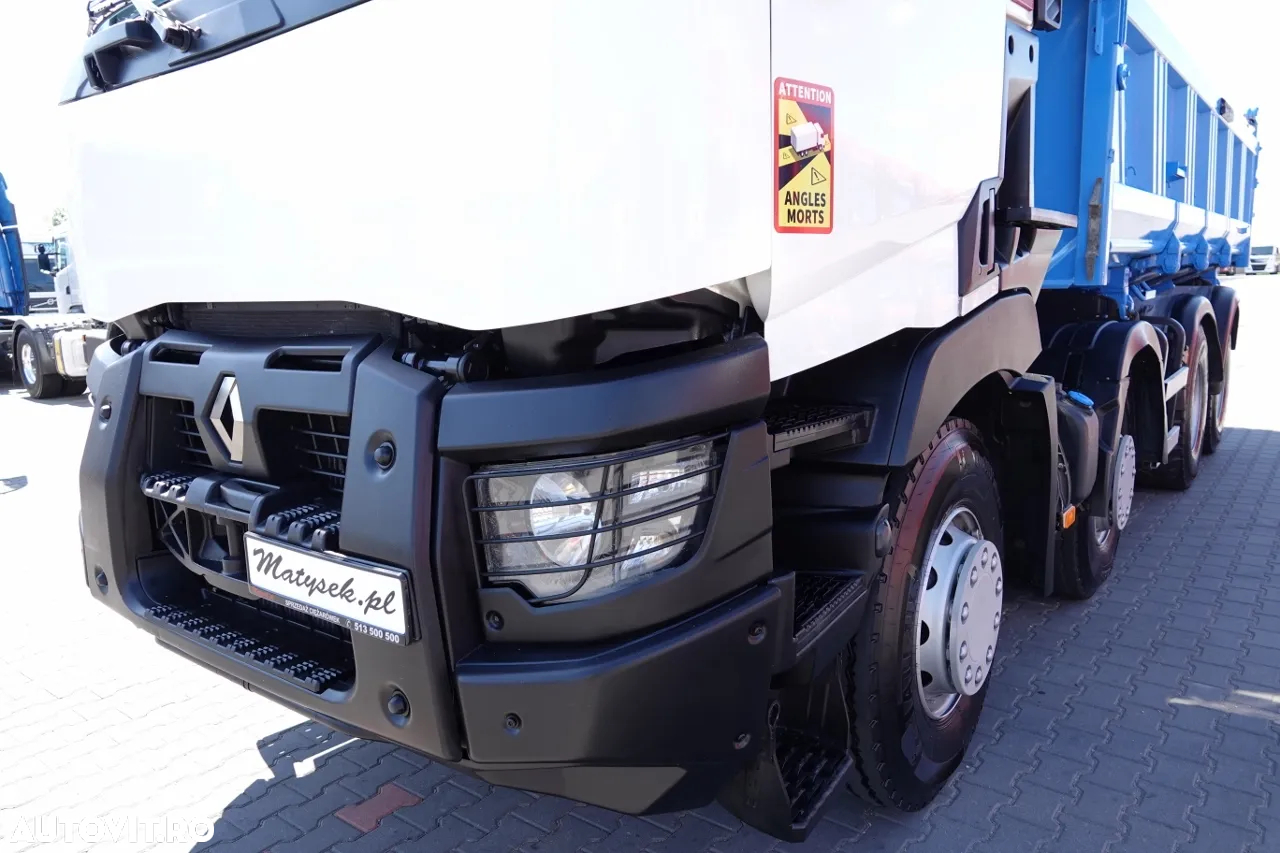 Renault C 460 / 8x4 / BASCULANTE + HIDROBOARD / BORDMATIC / MEILLER KIPPER / EURO 6 - 13