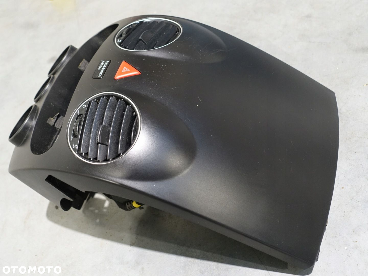 VW NEW BEETLE 1C0 2005-10 LIFT KONSOLA ŚRODKOWA PANEL RADIA KRATKA NAWIEWU - 3
