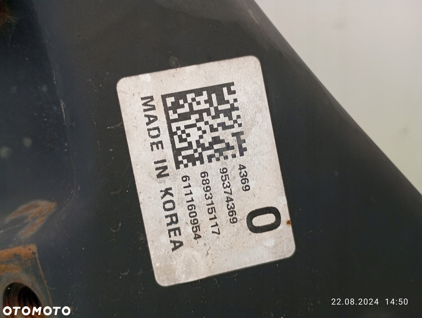 WÓZEK KOŁYSKA SANKI PRZÓD OPEL KARL 15- 95374369 - 11