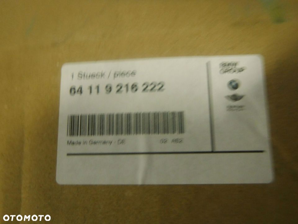 BMW 5 F10 7 6 F01 F06 OBUDOWA POKRYWA DMUCHAWY NO - 2