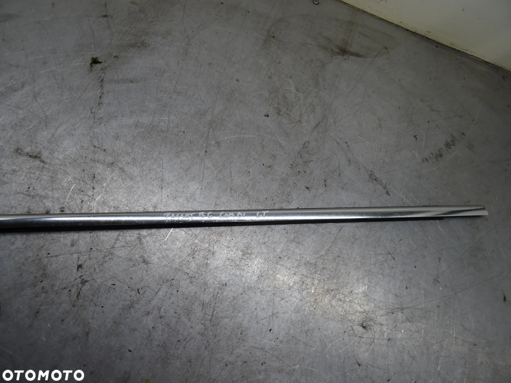 VW PASSAT B6 05-09 2.0TDI LISTWA ZGARNIAJĄCA DRZWI LEWY TYŁ CHROM - 5