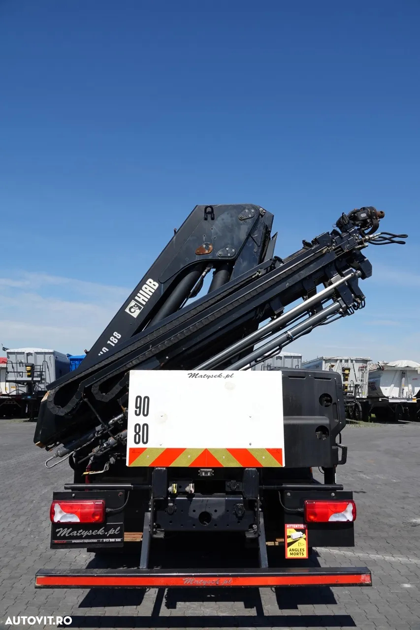 MAN TGS 26.400 / 6x4 / CUTIE - 6.5M / HDS HIAB 188 4xinaltime 13 metri / EURO 6 / 2016 /RADIO CONTROL / ROTATOR / - 13