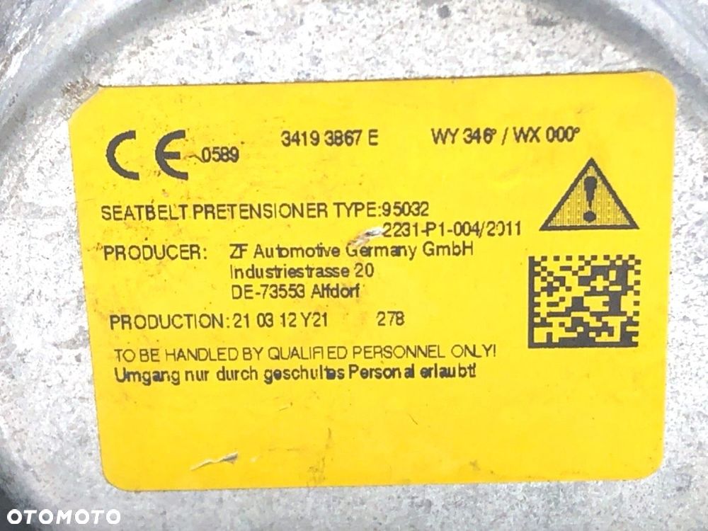 PAS BEZPIECZEŃSTWA KOMPLET M-PAKIET  BMW 5 (G30, F90) 2016 - 2022 M5 Competition 460 kW [625 KM] - 5