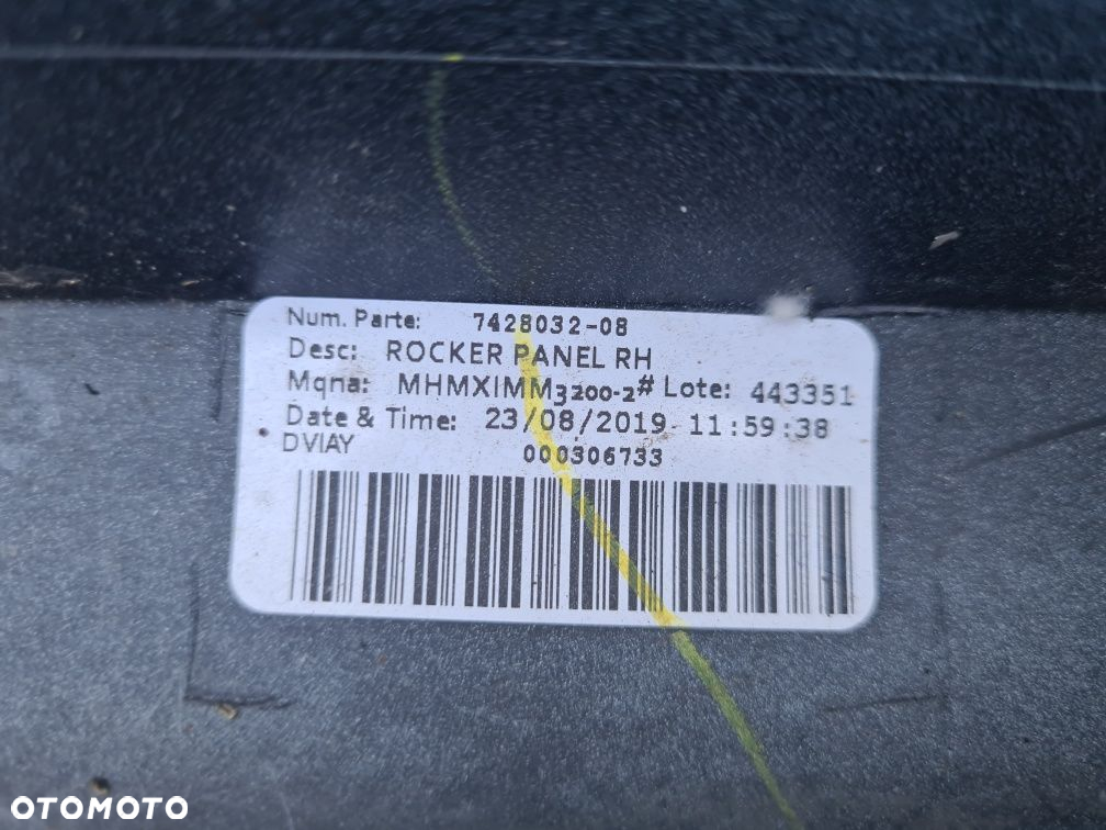 LISTWA nakładka progowa prawa BMW 3 G20 oryginał U300 - 7