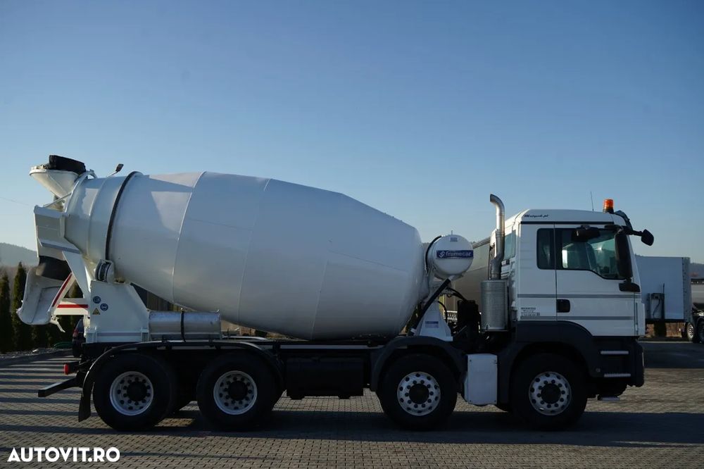 MAN TGS 32.420 / 8x4 / BETONIERĂ FRUMECAR / BETONIERĂ 9 M3 - 5
