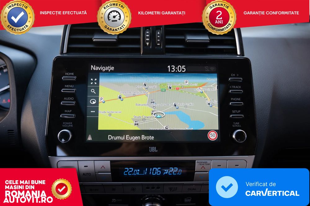 Toyota Land Cruiser 2.8l D-4D 204 CP A/T 7 locuri Luxury AVS Brown - 14