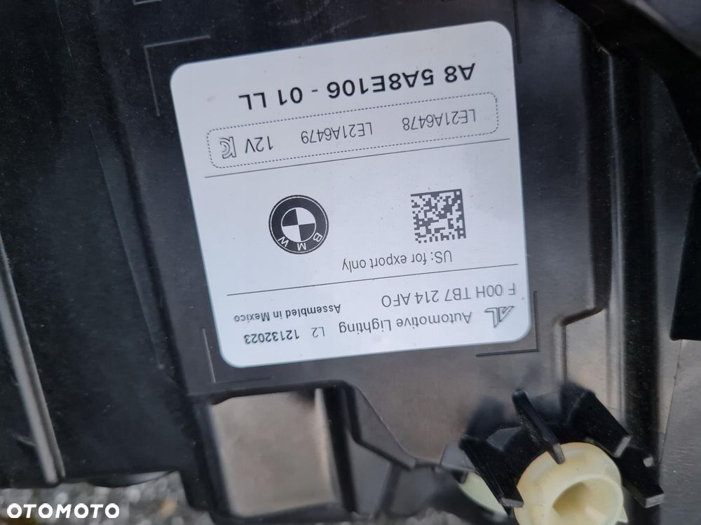 BMW X5 X6 G05 G06 LIFT LCI Prawa Full Led Adaptive 5A8E106-01 Niebieska - 9
