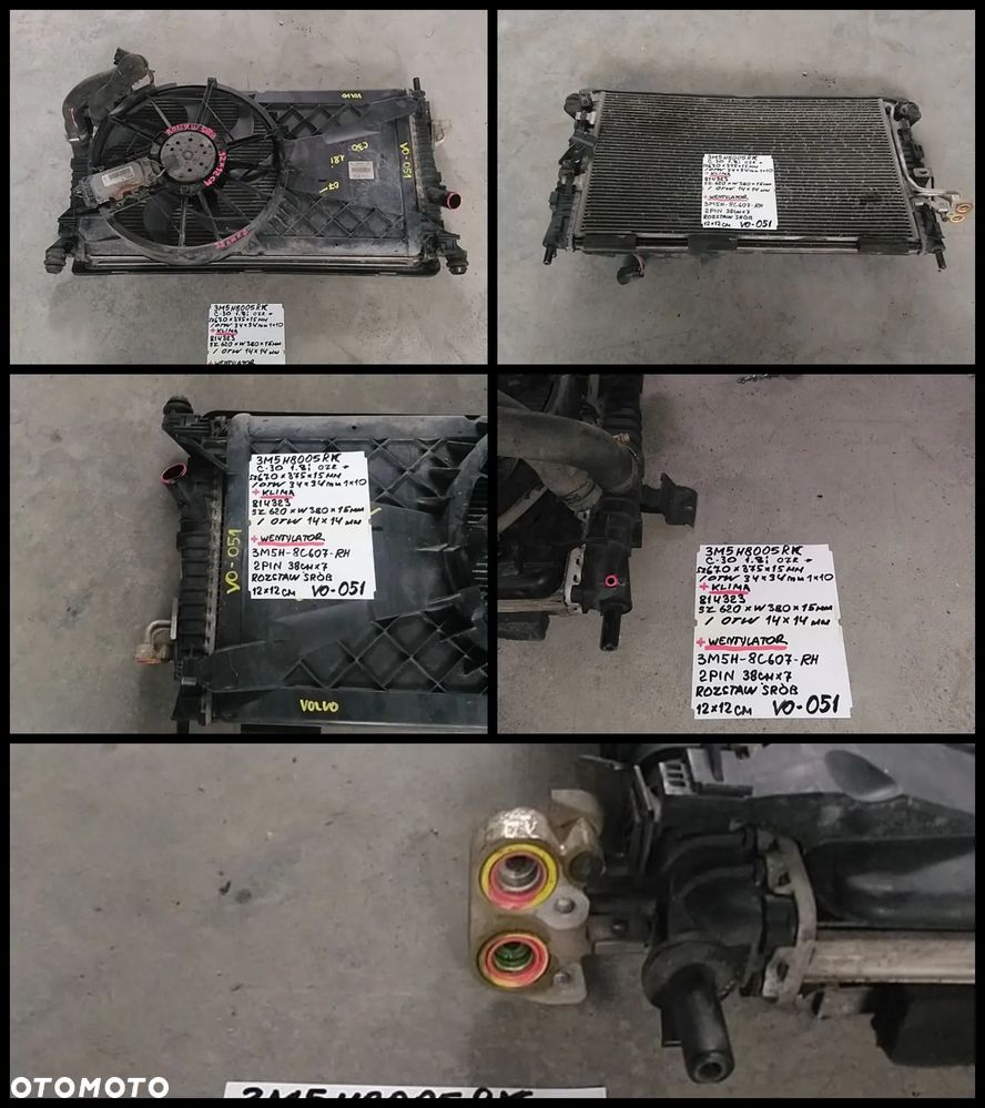 FORD VOLVO CHŁODNICA WODY - 16