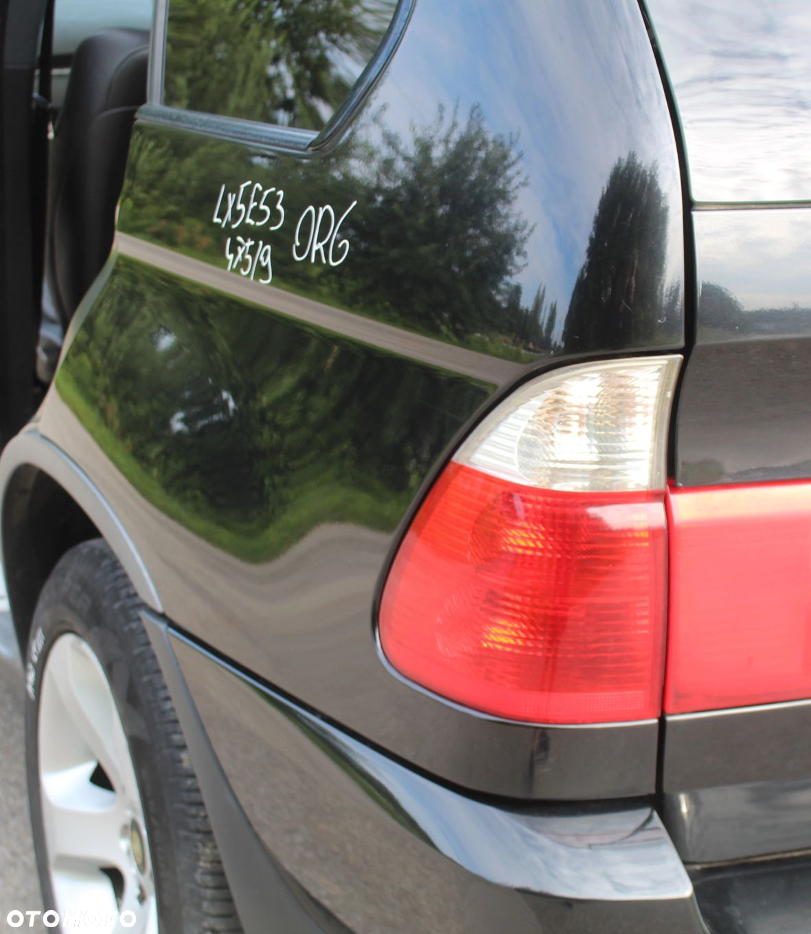 ĆWIARTKA BŁOTNIK TYŁ LEWY BMW X5 E53 475 BLACK SAP - 2