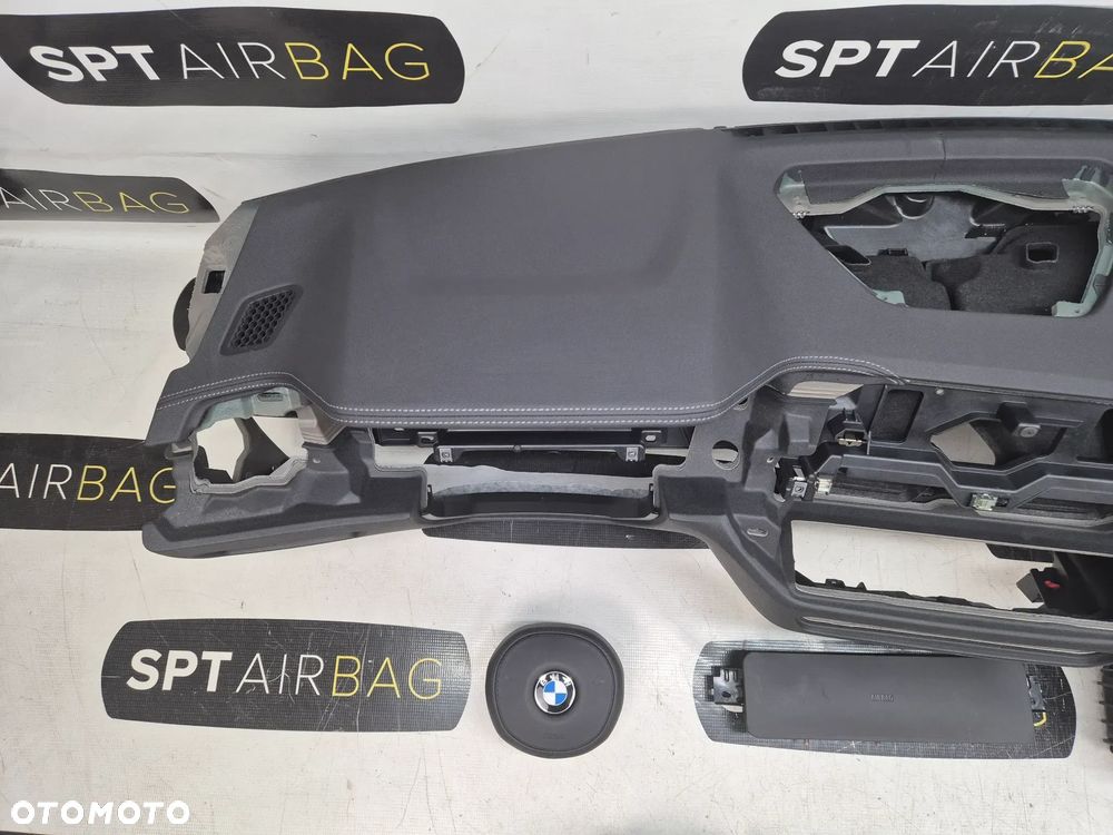 BMW 4 SERIA 4 G22 G23 G26 PRZED LIFT DESKA ROZDZIELCZA KONSOLA KOKPIT PULPIT PODUSZKI AIRBAG AIR BAG PASY KIT SET - 2