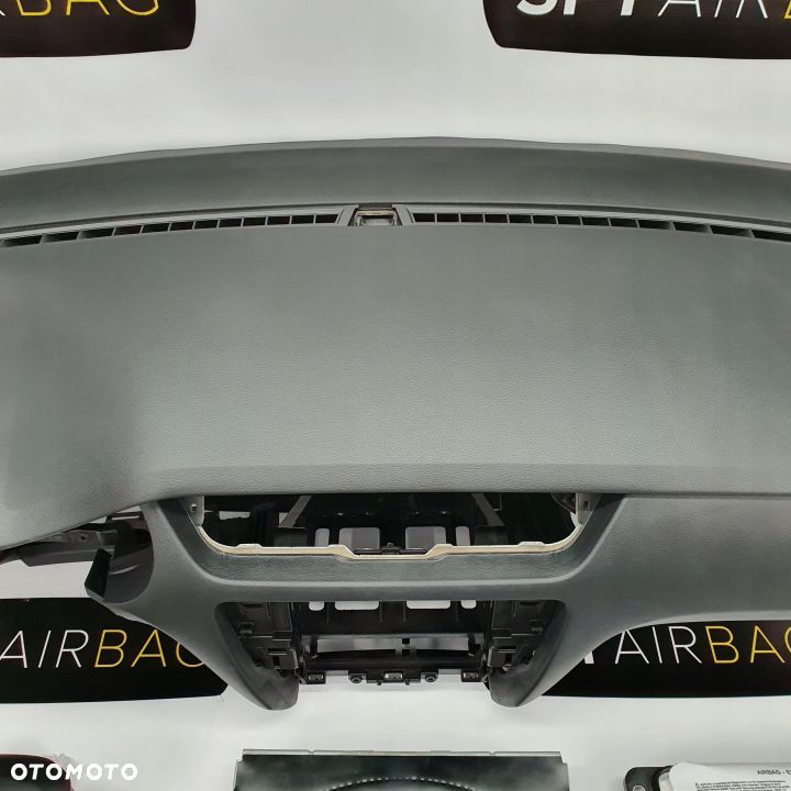SKODA OCTAVIA III 3 5E0 LIFT DESKA ROZDZIELCZA KONSOLA KOKPIT PULPIT PODUSZKI AIRBAG AIR BAG PASY KIT SET - 4