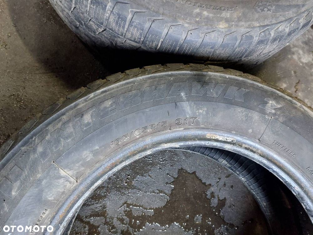 OPONY ZIMOWE 2 SZT 195/65R15 2009R FIRESTONE WINTERHAWK 2 - 5