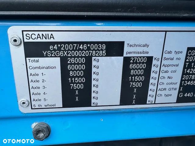 Scania G 440 Hakowiec 20Ton 6x2 Euro 6 - 15