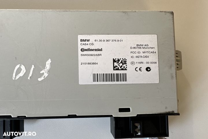 CAS 4 9367376 BMW Seria 5 F07/F10/F11 [facelift] [2013 - 2017] - 2