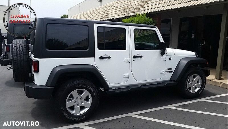 Praguri trepte laterale Jeep Wrangler Rubicon JK (2007-2017) 4 Usi- livrare gratuita - 9