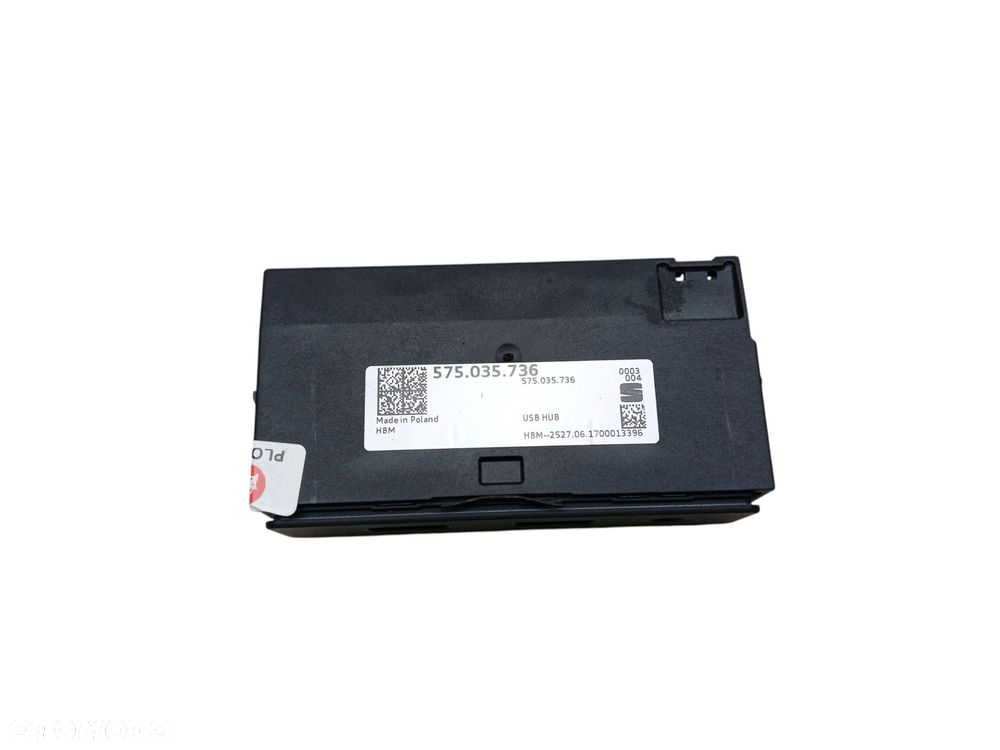 GNIAZDO USB SEAT LEON III LIFT (2016-2020) 1.4 TSI 125KM 575035736 - 3