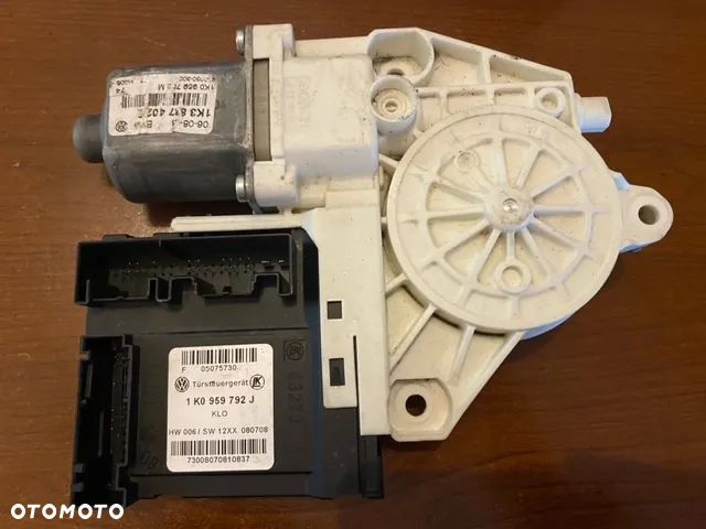 SILNICZEK SZYBY LEWY SKODA OCTAVIA II 1K0959792J - 1