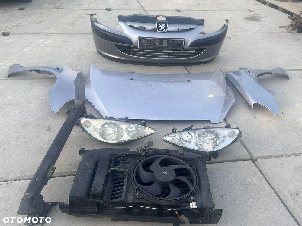 Przod kmpl PEUGEOT 307  lak EZA MASKA ZDERZAK LAMPY BLOTNIKI CHLODNICE - 2