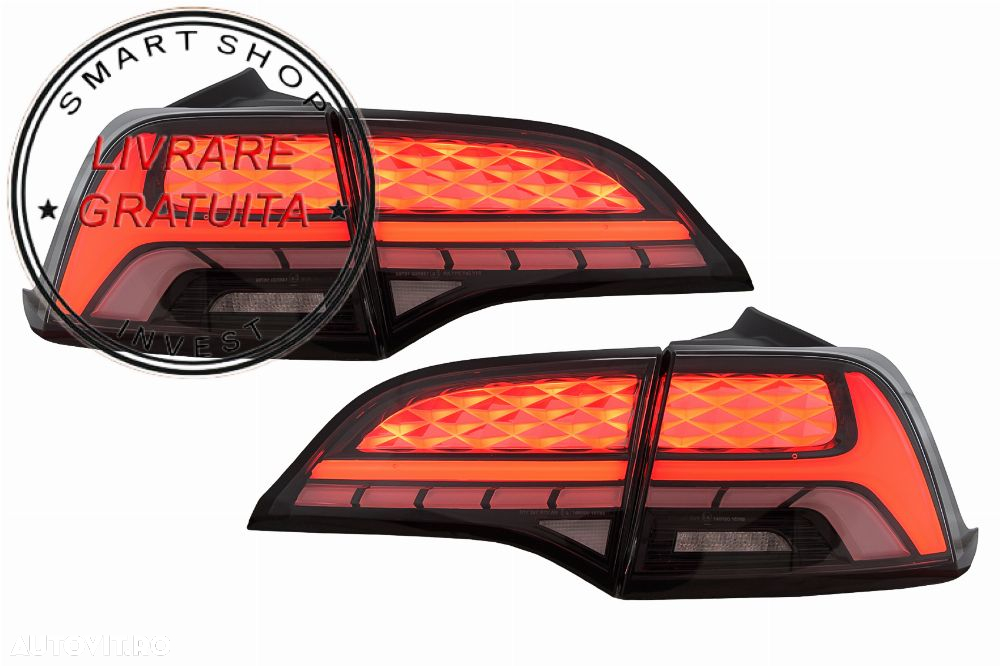 Stopuri LED Tesla Model 3 (2017-2022) Model Y (2020-2022) Semnal Dinamic- livrare gratuita - 16