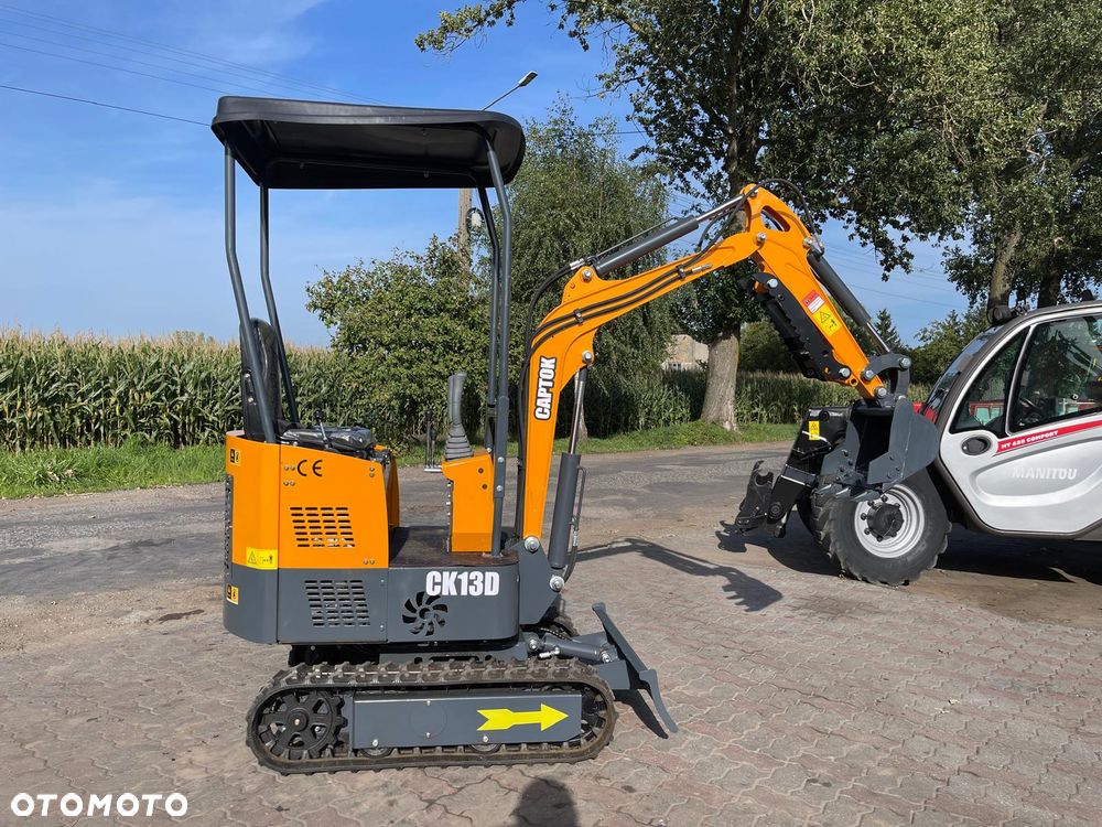 Inny Minikoparka CAPTOK CK13D NOWA KOPARKA 1.3 TONY 2026 ROK RATY/LEASING - Szybka decyzja ! Łyżka, Joystick, Ścisk mechaniczny z przodu SUPER STAN - 5