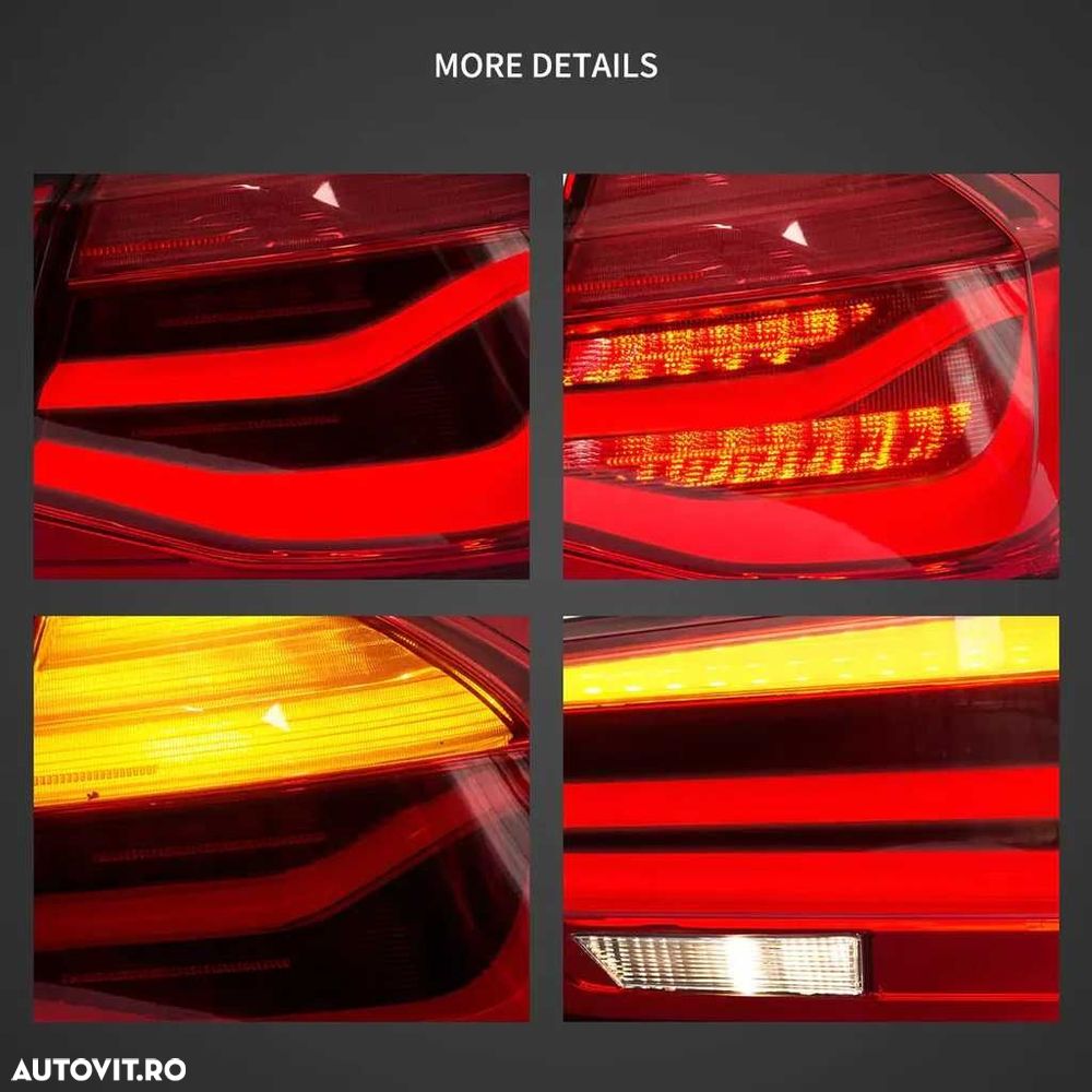 Stopuri Led BMW F30 Semnalizare Dinamica LCI Look VLAND - 4