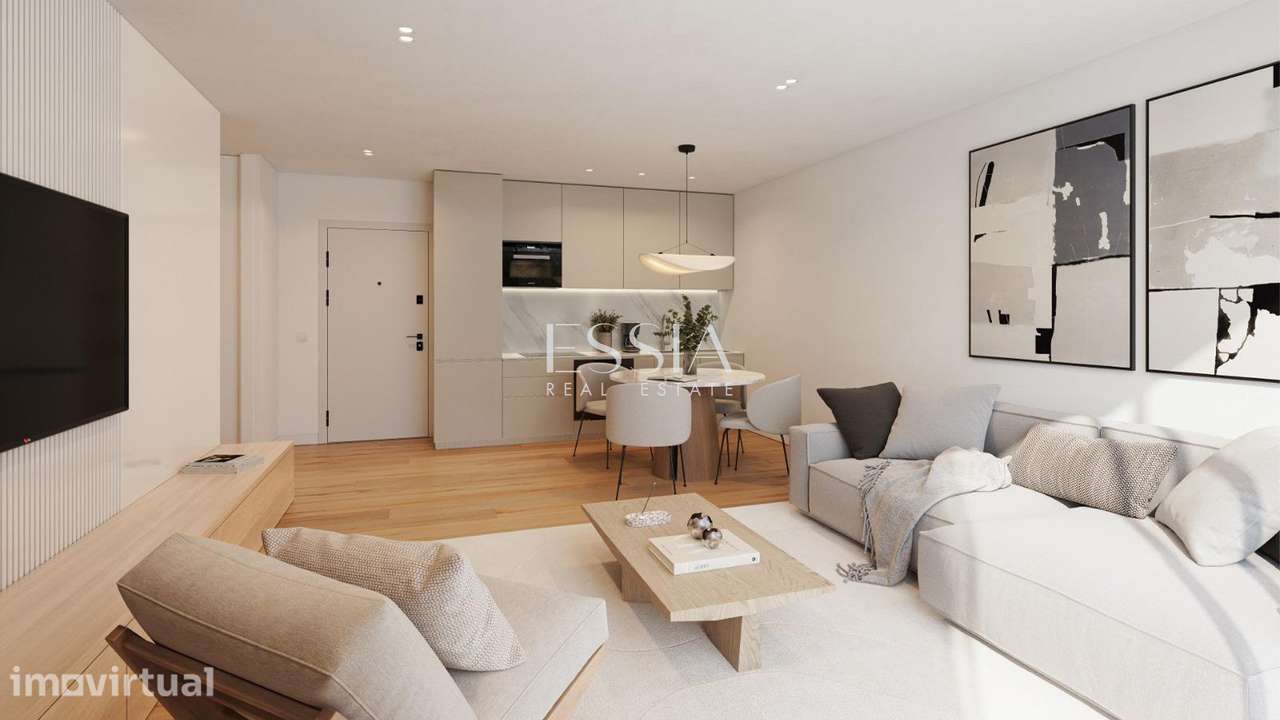 Apartamento T1 com Varanda e Lugar de Garagem no Golden Coast | Matosi - Grande imagem: 2/22